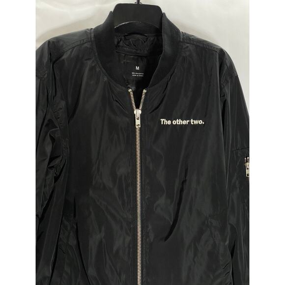 THREADFAST Unisex Adult Black Custom-Made 'The Other Two' Bomber Jacket SZ M - Picture 3 of 10